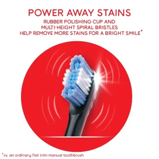 Colgate Optic White Pro Series Sonic Battery Powered Toothbrush - Black image {4}