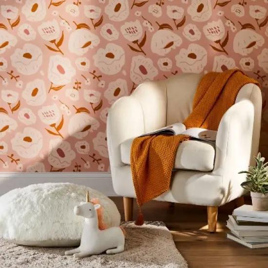 Faux Fur Floor Kids' Pillow Cream - Pillowfort&trade; image {2}