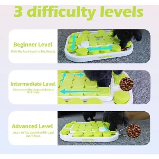Allforpaws Interactives Dog Puzzle Toys Mentally Stimulating Treat Dispenser for Training image {7}
