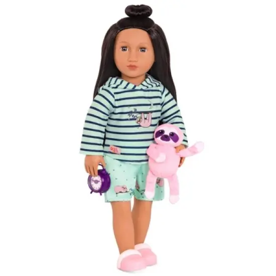Our Generation Sleepy Sloth Pajama Outfit with Soft Plush for 18" Dolls image {1}