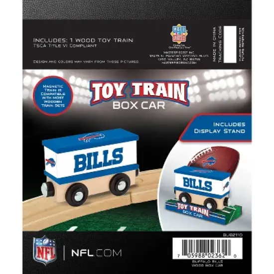 MasterPieces Wood Train Box Car - NFL Buffalo Bills image {3}