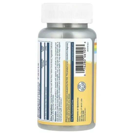 Solaray Iron, 50 mg, 60 VegCaps image {2}