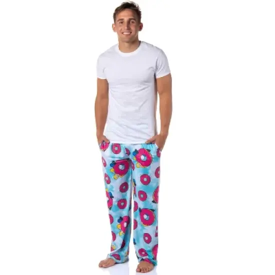 The Simpsons Homer Simpson Tie Dye Sprinkles Donuts Lounge Pajama Pants For Men image {1}