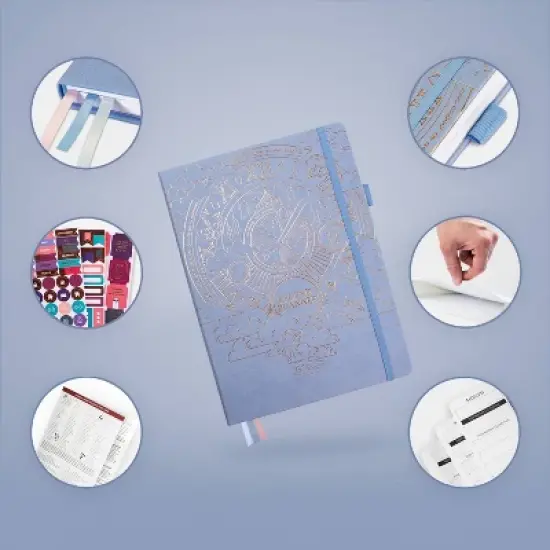 Undated PRO Schedule Planner Weekly/Monthly 8.5"x11" Periwinkle - Legend Planner image {1}