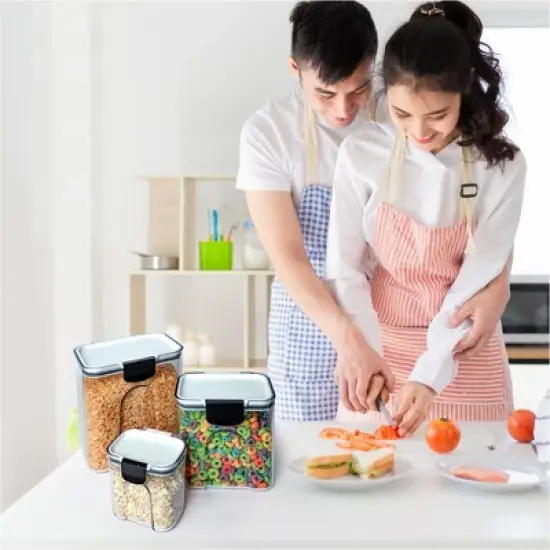 Cheer Collection Set of 3 Airtight Baking Containers image {3}