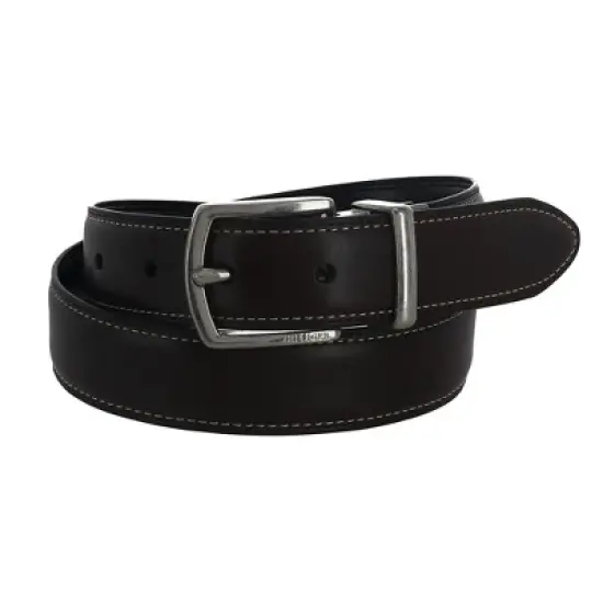 Tommy Hilfiger Boy's Reversible Belt with Contrast Stitch image {1}