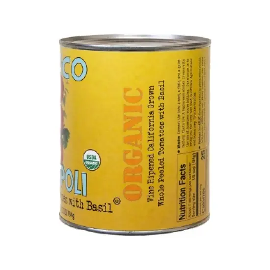Bianco DiNapoli Organic Whole Peeled Tomatoes with Basil - 28oz image {3}