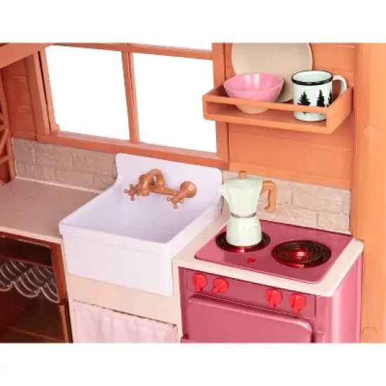 Our Generation Cozy Cabin Dollhouse Playset for 18" Dolls image {4}