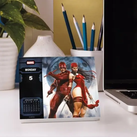 Trends International 2026 History of Marvel Dayata Time 6.12"x5.37" Box Calendar image {8}