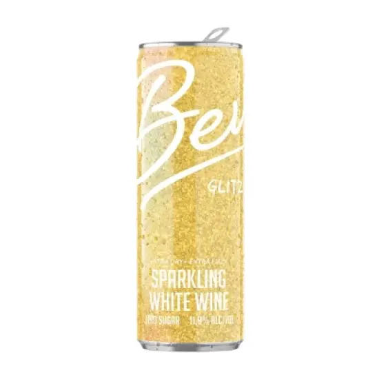 Bev Glitz White Wine Blend- 4pk/250ml Cans image {2}