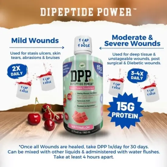 Nutritional Designs DPP Dipeptide, Watermelon, Bottle 32 Fl Oz image {4}