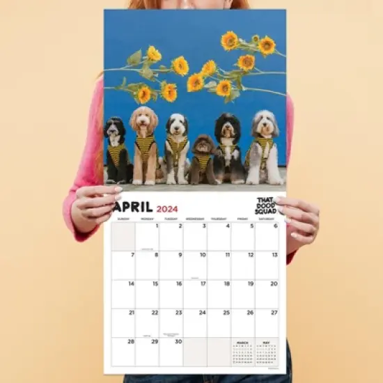 TF Publishing 2024 Wall Calendar 12"x12" That Dood Squad image {3}