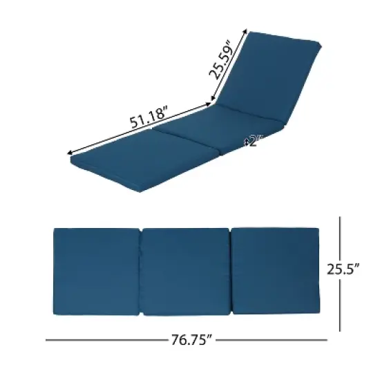 Christopher Knight Home Perla Outdoor Acacia Wood Armless Adjustable Chaise Lounge with Cushion (Set of 2) image {2}