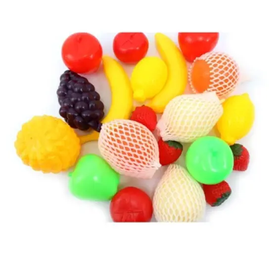 Insten 21 Piece Play Food Fruits, Pretend Toy Kitchen Accessories for Cooking image {3}