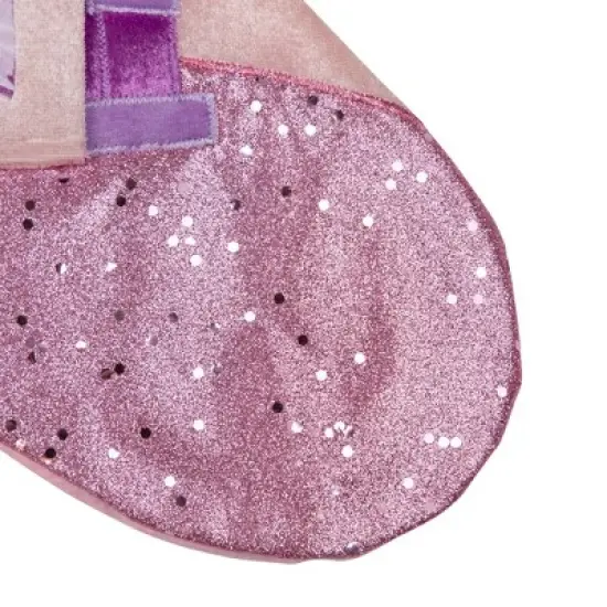 Northlight 20" Pink and Purple Glitter Princess Christmas Stocking image {5}