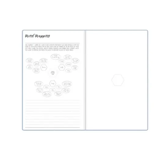 Ivory Paper Co 2024 Planner 8"x5" Weekly/Monthly Bookbound Light Gray Blue image {7}