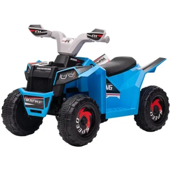 Aosom Kids ATV Quad Car, 6V Four-Wheeler for Kids with Forward Backward Function, Wear-Resistant Wheels for Toddlers Ages 18-36 Months image {3}
