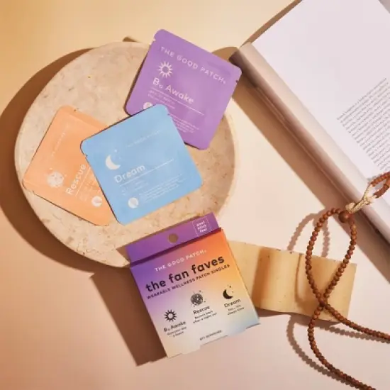 The Good Patch Fan Faves Set Plant-Based Vegan Wellness Patch - 3ct image {1}