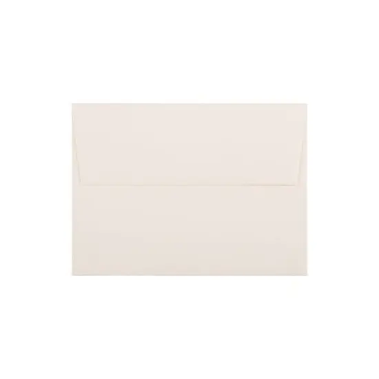 JAM Paper A7 Strathmore Invitation Envelopes 5.25 x 7.25 Natural White Wove 44507 image {2}