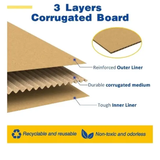 Partners 6x4x4&rdquo; 25-Pack Corrugated Boxes image {4}