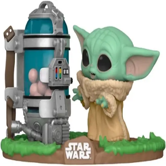 Funko - POP! Deluxe: The Mandalorian - Child w/Egg Canister image {3}