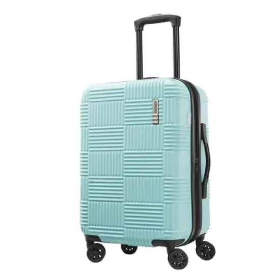 American Tourister NXT Checkered Hardside Carry On Spinner Suitcase image {11}