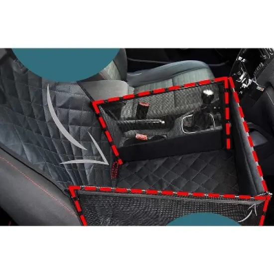 Smartpeas Dog Car Seat for Front - Free: Foldable Bowl image {2}