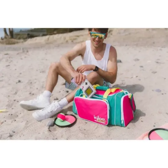 Igloo Retro 17.92qt Cooler Duffel - Dark Jade image {9}