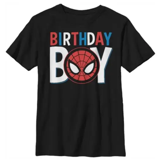 Boy's Marvel Birthday Boy Spider-Man T-Shirt image {4}