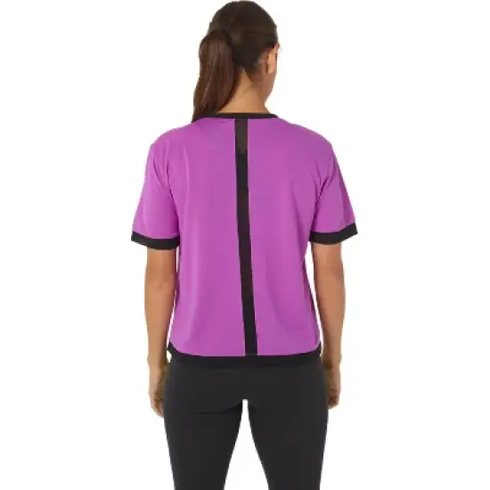 ASICS Women's KATE MESH SHORT SLEEVE Training Apparel 2032C441 image {1}