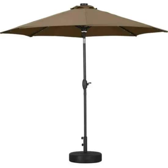 Ainfox 10ft Patio Umbrella  With 40 Led Lights image {7}