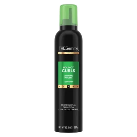 Tresemme Flawless Curls Nourishing Mousse With Coconut and Avocado Oil - 10.5oz image {9}