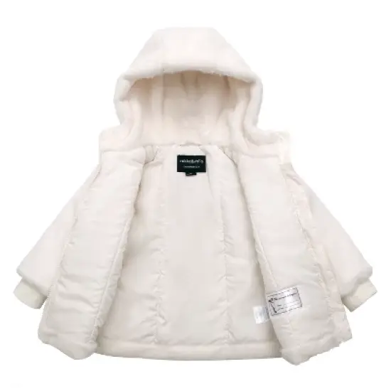 Rokka&Rolla Toddler Little Girls' Fleece Faux Fur Jacket image {5}