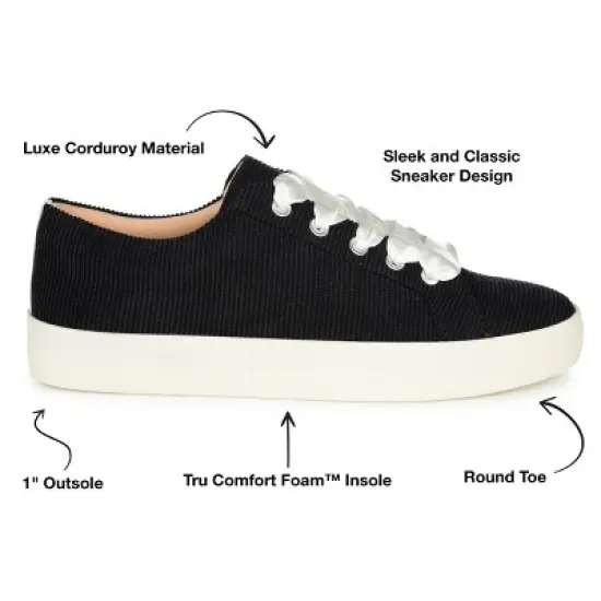 Journee Collection Womens Kinsley Tru Comfort Foam Round Toe Lace Up Sneakers image {7}