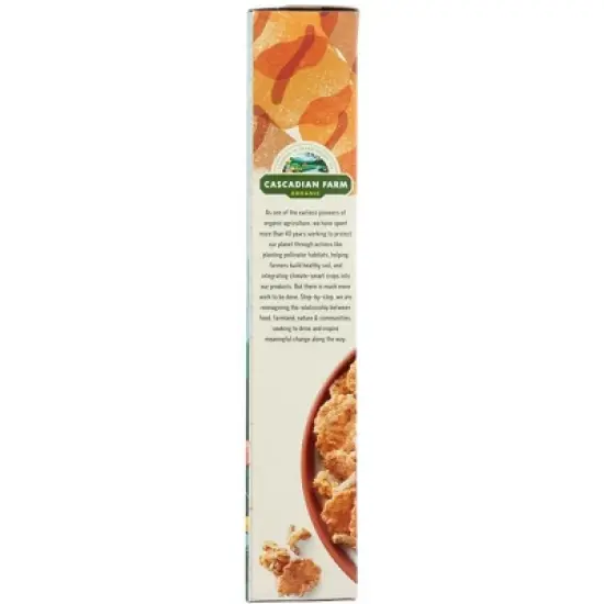 Cascadian Farm Organic Hearty Morning Fiber Cereal - Case of 10/14.6 oz image {3}