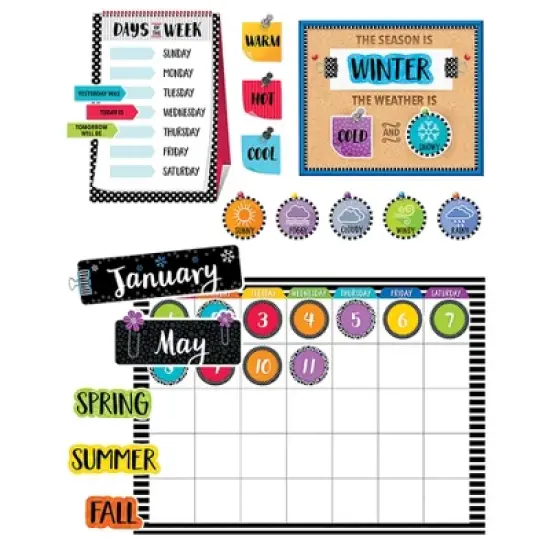 Creative Teaching Press&reg; Bold & Bright Calendar Bulletin Board Set image {4}