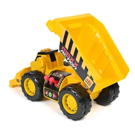 Maxx Action 2-N-1 Dig Rig Dump Truck and Front End Loader Toy Vehicle image {2}