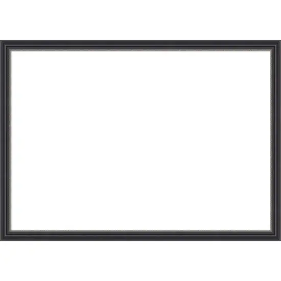 Amanti Art Stylish Black Narrow Framed Dry Erase Magnetic Board image {10}