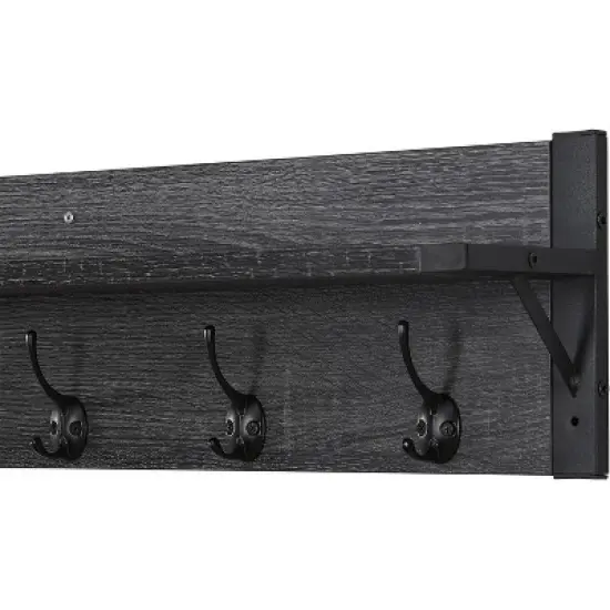 Space-Saving Shoe Rack Organizer, 4-Tier Shelves + 2 Drawers, 31.5" Wide Entryway Storage Unit with Hooks, Modern Design image {5}