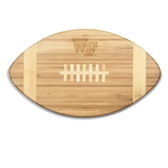 NCAA Wake Forest Demon Deacons Touchdown! Football Cutting Board & Serving Tray - Brown image {3}