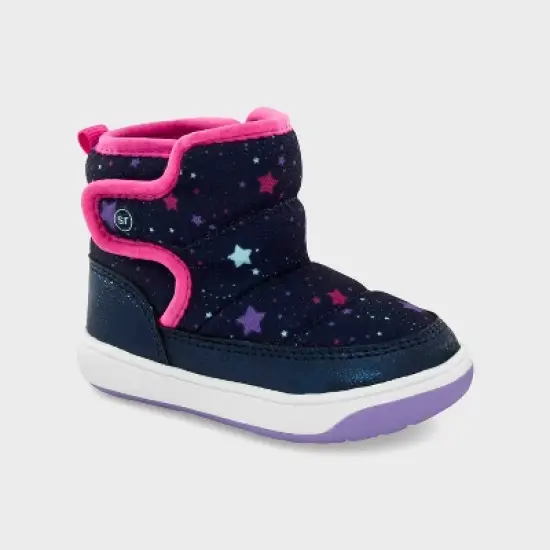 Surprize by Stride Rite Baby Aster Boots - Navy Blue image {4}