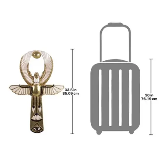 Design Toscano Egyptian Amun-Re Ankh Wall Sculpture image {6}