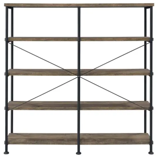 Analiese 4 Shelf Double Bookcase - Coaster image {4}