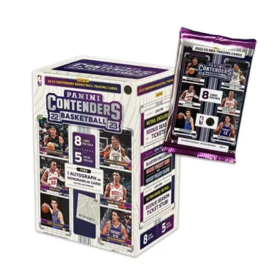 2022-23 Panini NBA Contenders Basketball Trading Card Blaster Box image {1}