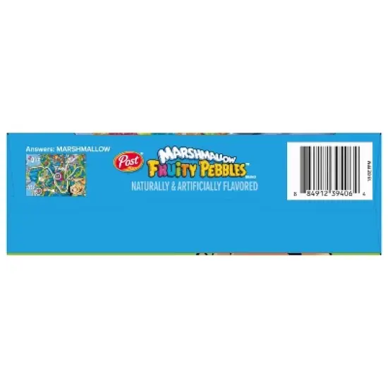 Post PEBBLES Fruity Pebbles with Marshmallows Family Size Breakfast Cereal - 18oz image {8}