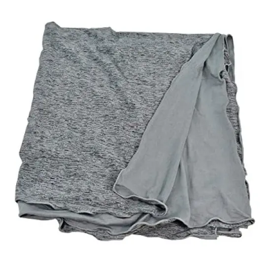 Bamboobies Chic Nursing Shawl - Heather Gray image {4}