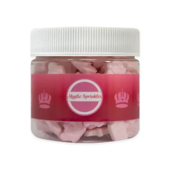 Mystic Sprinkles Candy Shapes Pink Crowns image {1}