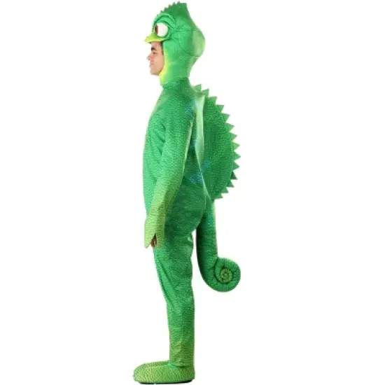 HalloweenCostumes.com Men's Disney Tangled Pascal Halloween Costume | Adult Chameleon Themed Outfit image {4}