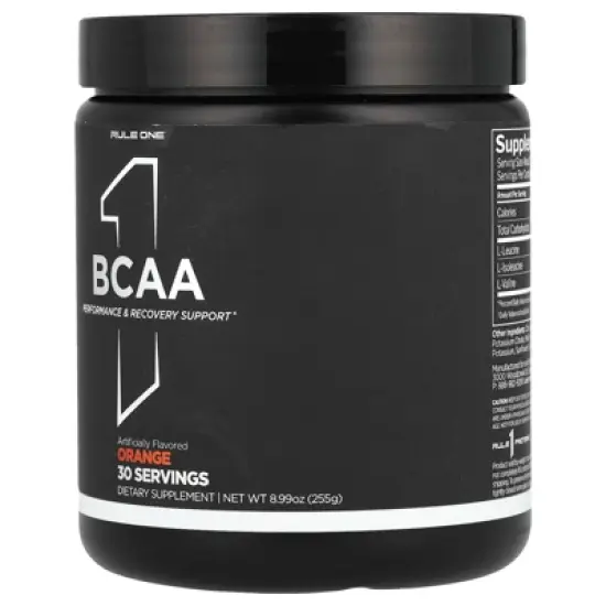 Rule One Proteins BCAA, Orange, 8.99 oz (255 g) image {2}