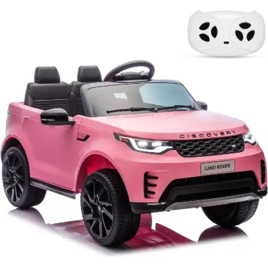 Kids Ride On Cars, Licensed Land Rover, 12V 4.5Ah Battery-Powered Electric Toy Car for Kids,2 Motors, 3 Speeds,Safety Belt image {10}